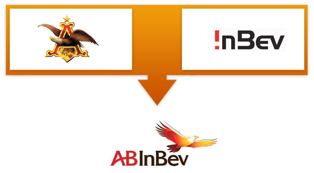 Logo na fusie Anheuser-Busch en InBev
