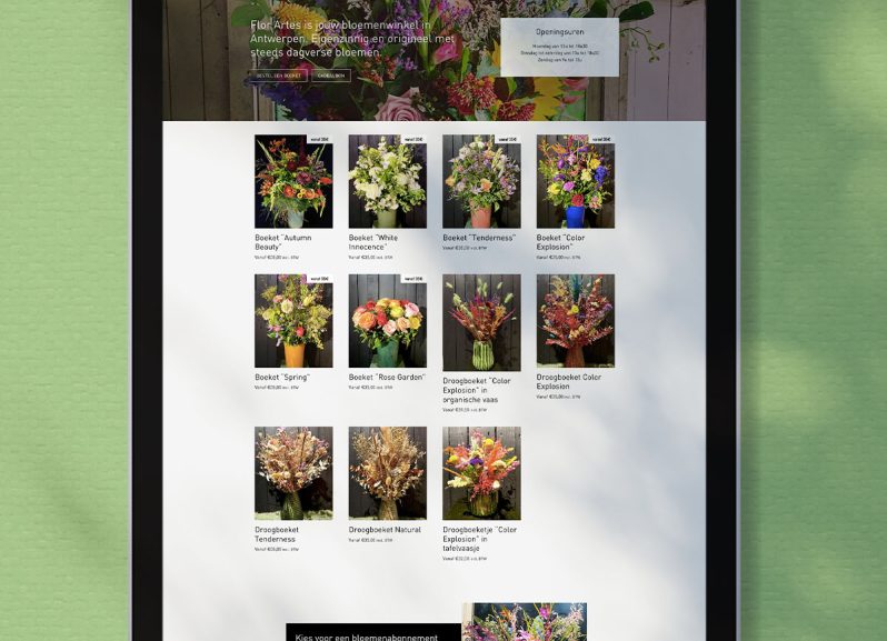 Motionmill Portfolio Shop online bij de lokale bloemenwinkel Flor Artes