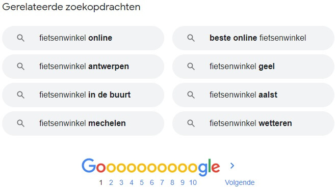 Keyword research Google