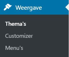 WordPress-website maken Weergave