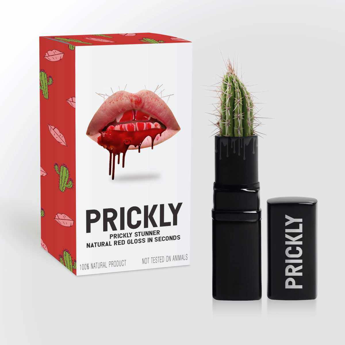 Prickly lipgloss cactus