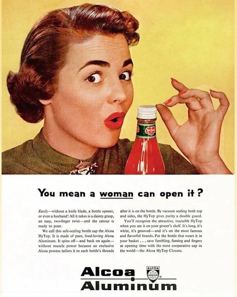 Seksistische advertentie jaren 50