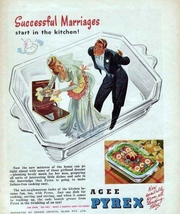 Seksistische advertentie jaren vijftig
