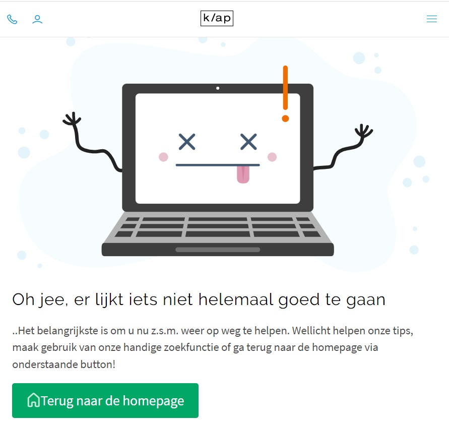 Beste Nederlandse 404-pagina's