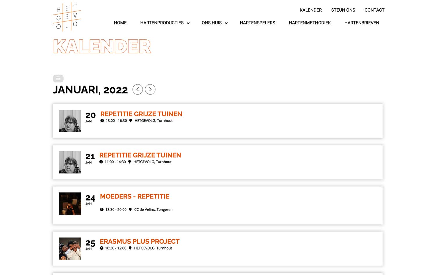 HETGEVOLG - WordPress ticketing module- Motionmill - webdesign Antwerpen 2