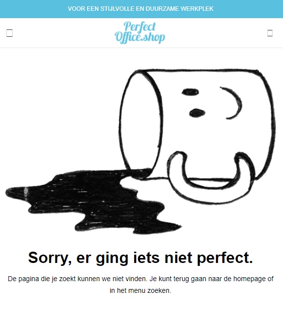 Beste foutmeldingpagina's Nederlandse websites