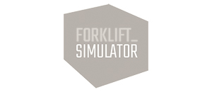 Forklift-Simulator logo grijs