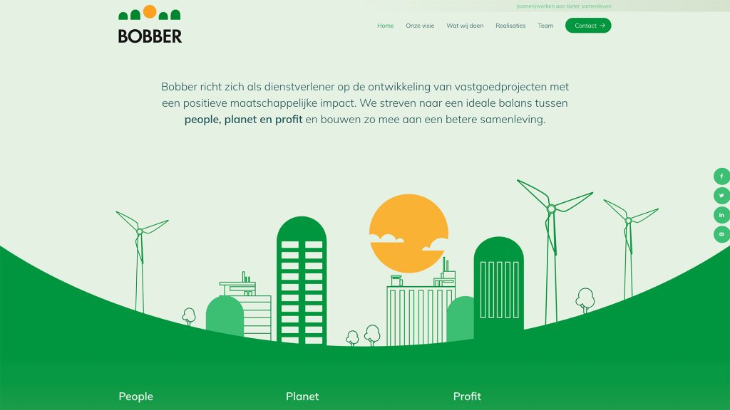 bobber-consultancy.be - Website bouwen met een strak budget - Motionmill webdesign Antwerpen