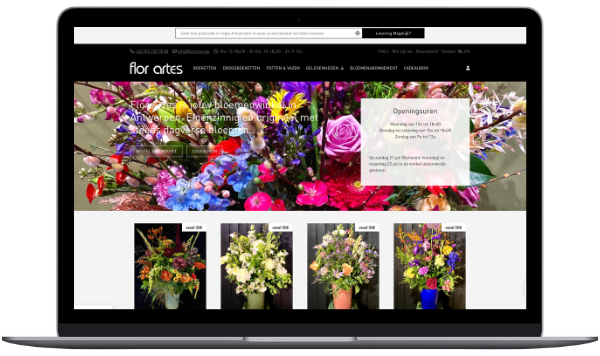 Website laten maken Antwerpen Flor Artes