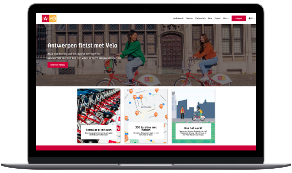 Website laten maken Antwerpen Velo