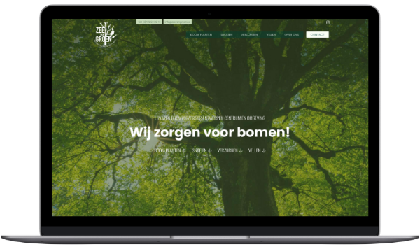 Website laten maken Antwerpen Zee van Groen